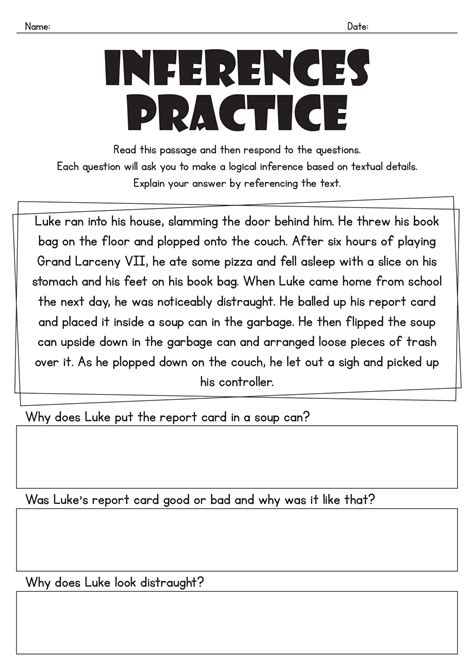free inference worksheets|Free Inference Worksheets .